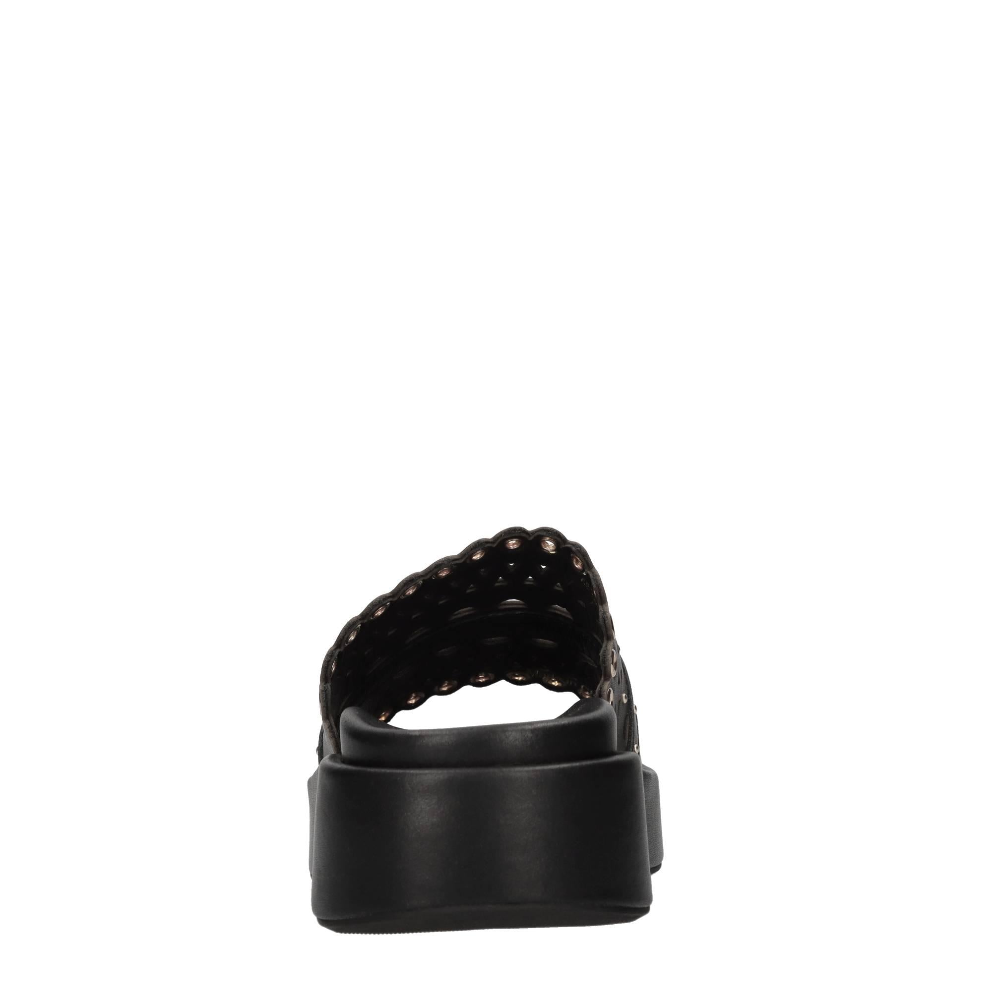 Mules in pelle 