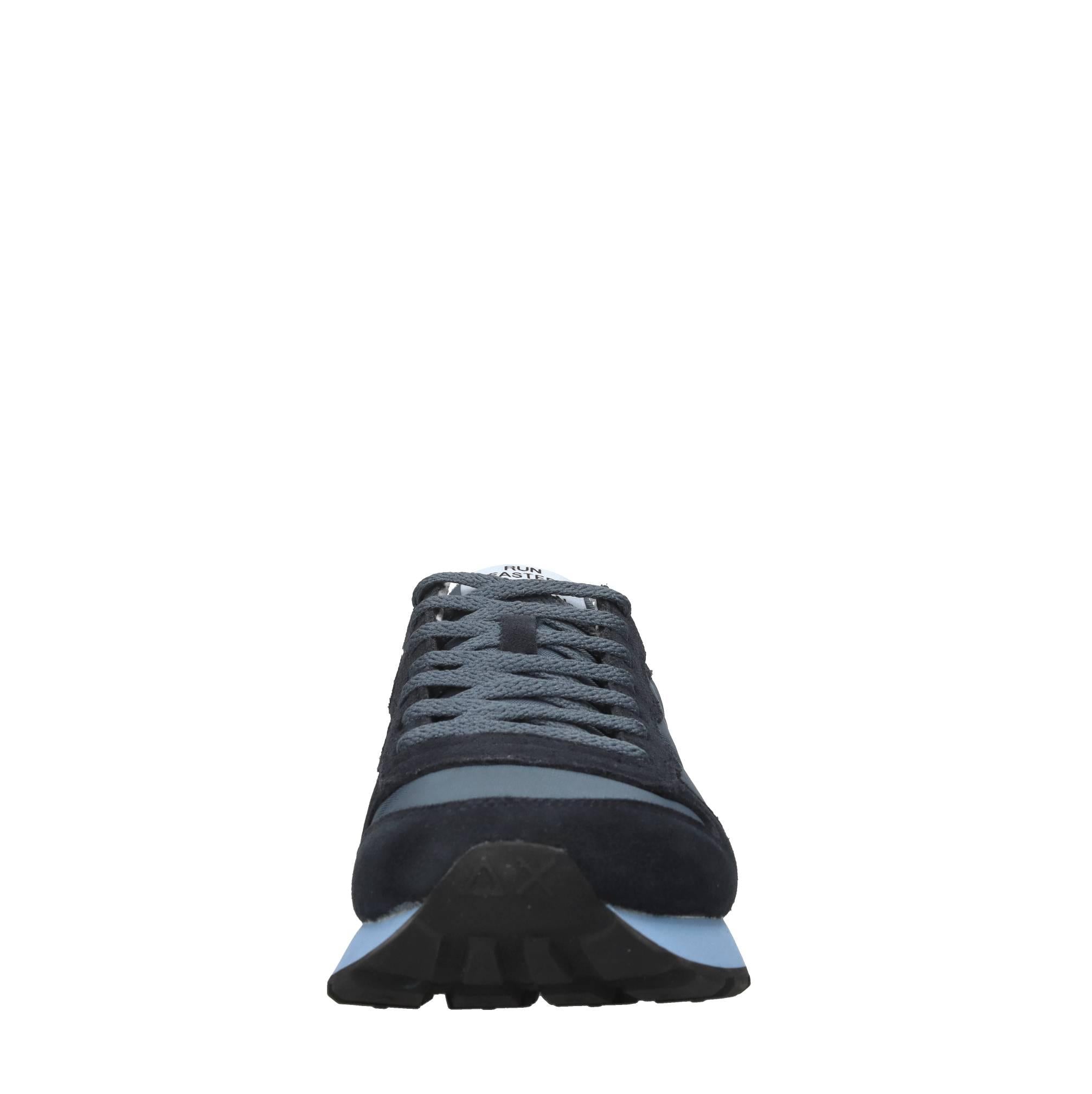 Sneakers in camoscio e tessuto 