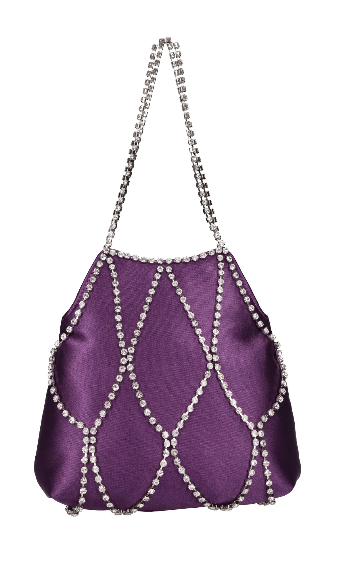 Borsa Kala in raso e strass 