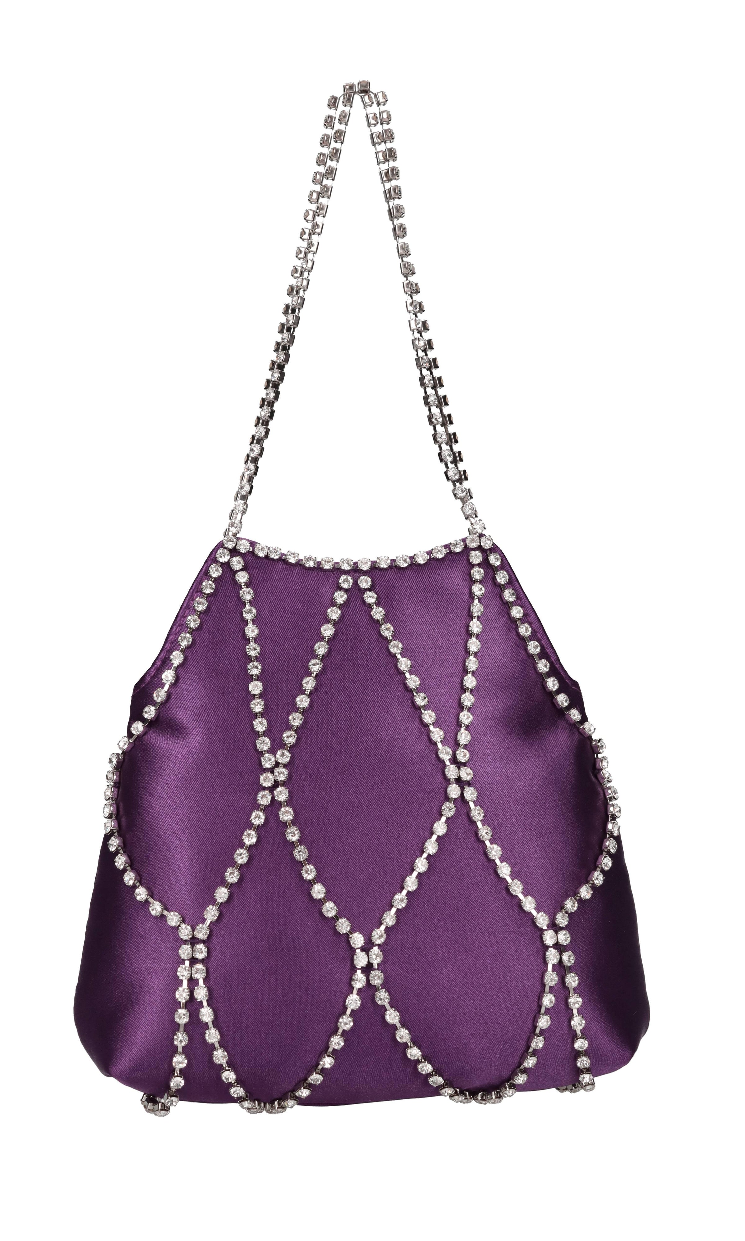 Borsa Kala in raso e strass 