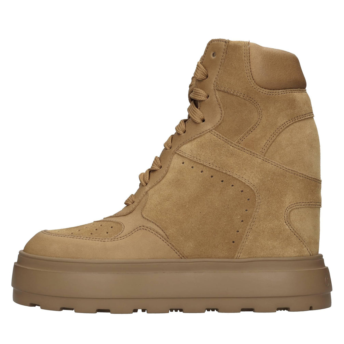 Sneakers alte in camoscio 