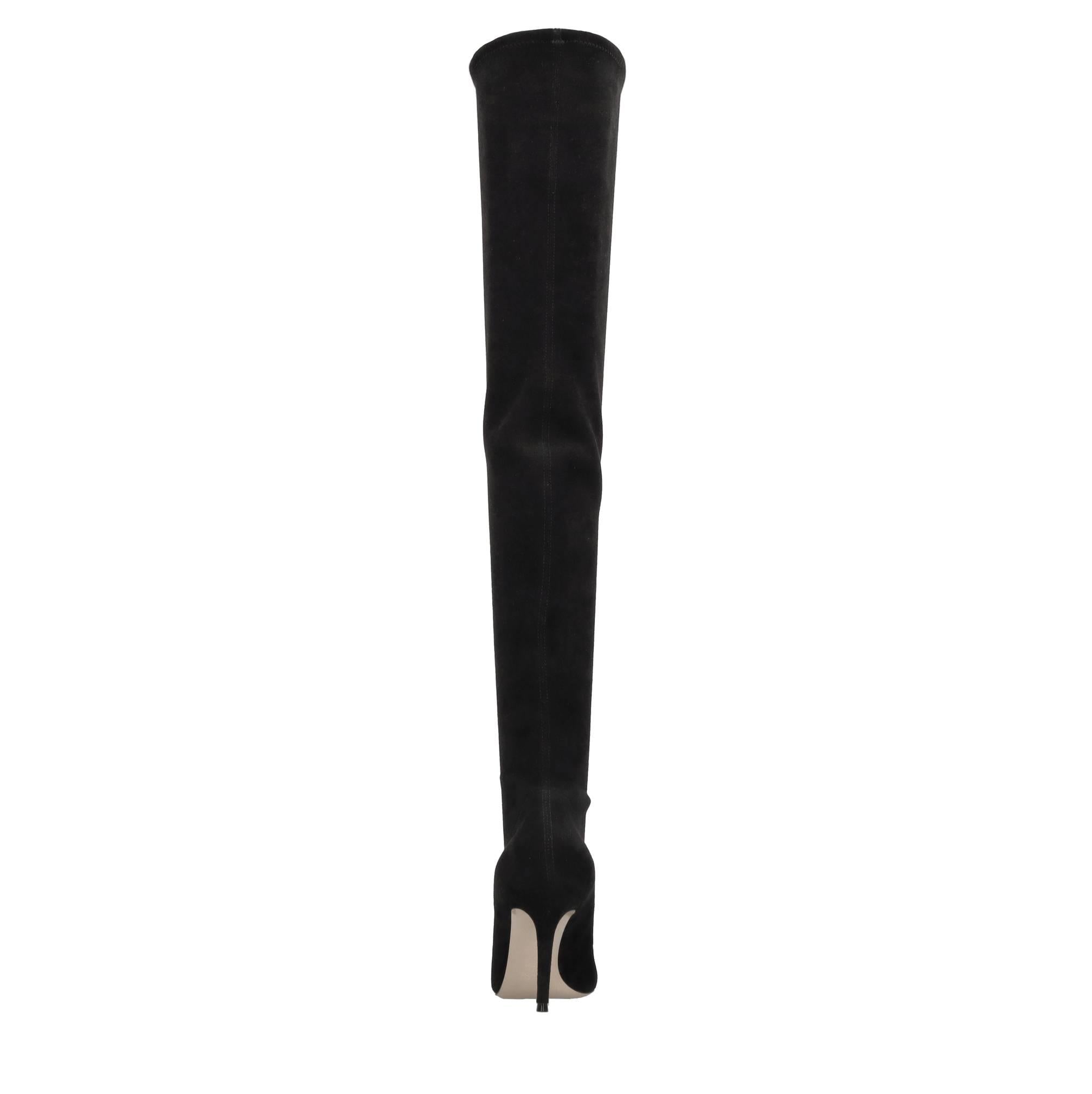 Stivali cuissard Julia in ecocamoscio stretch 