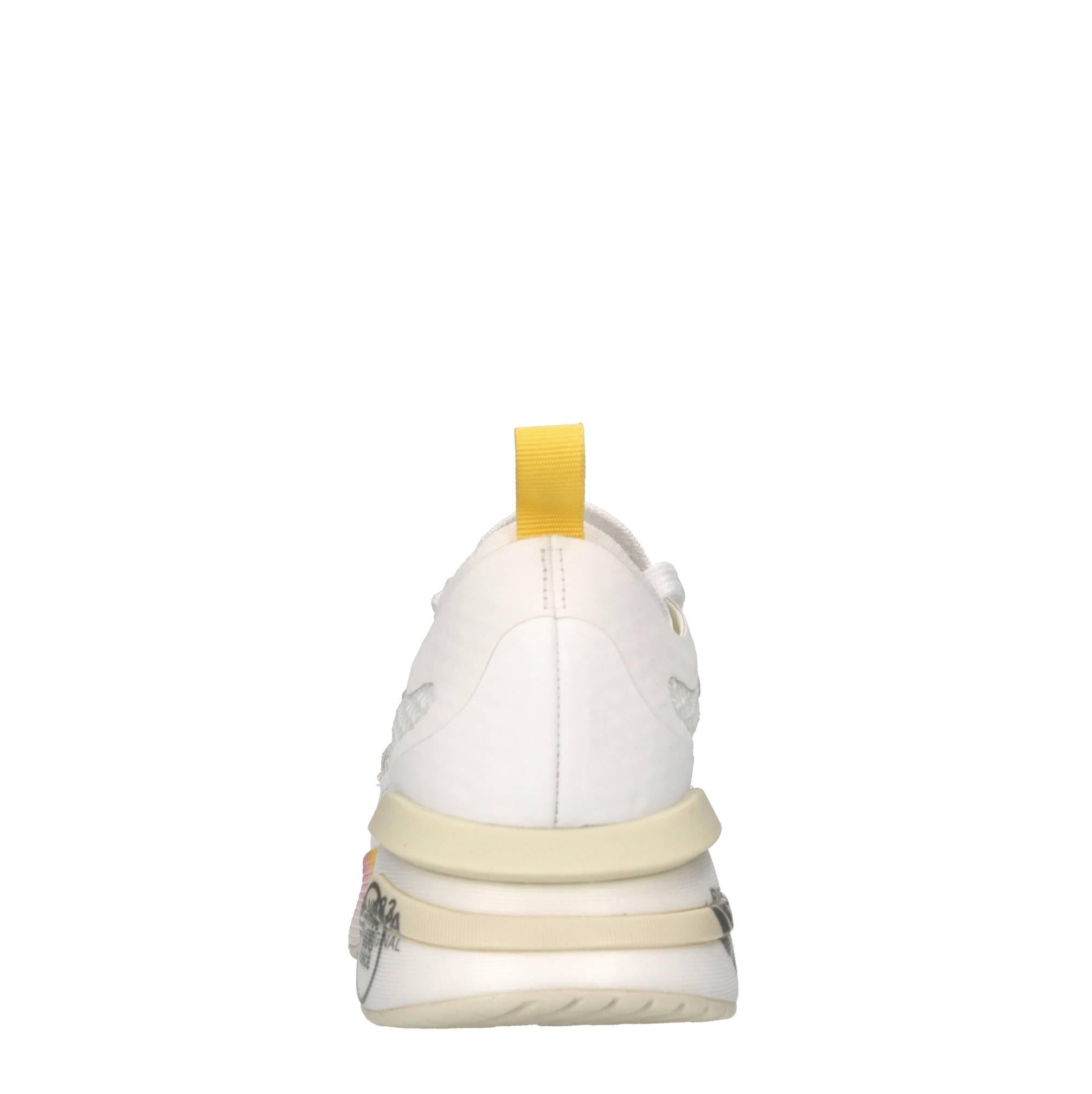 Sneakers in tessuto ed ecopelle 