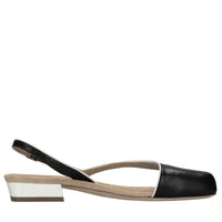 Sandali flat in pelle 