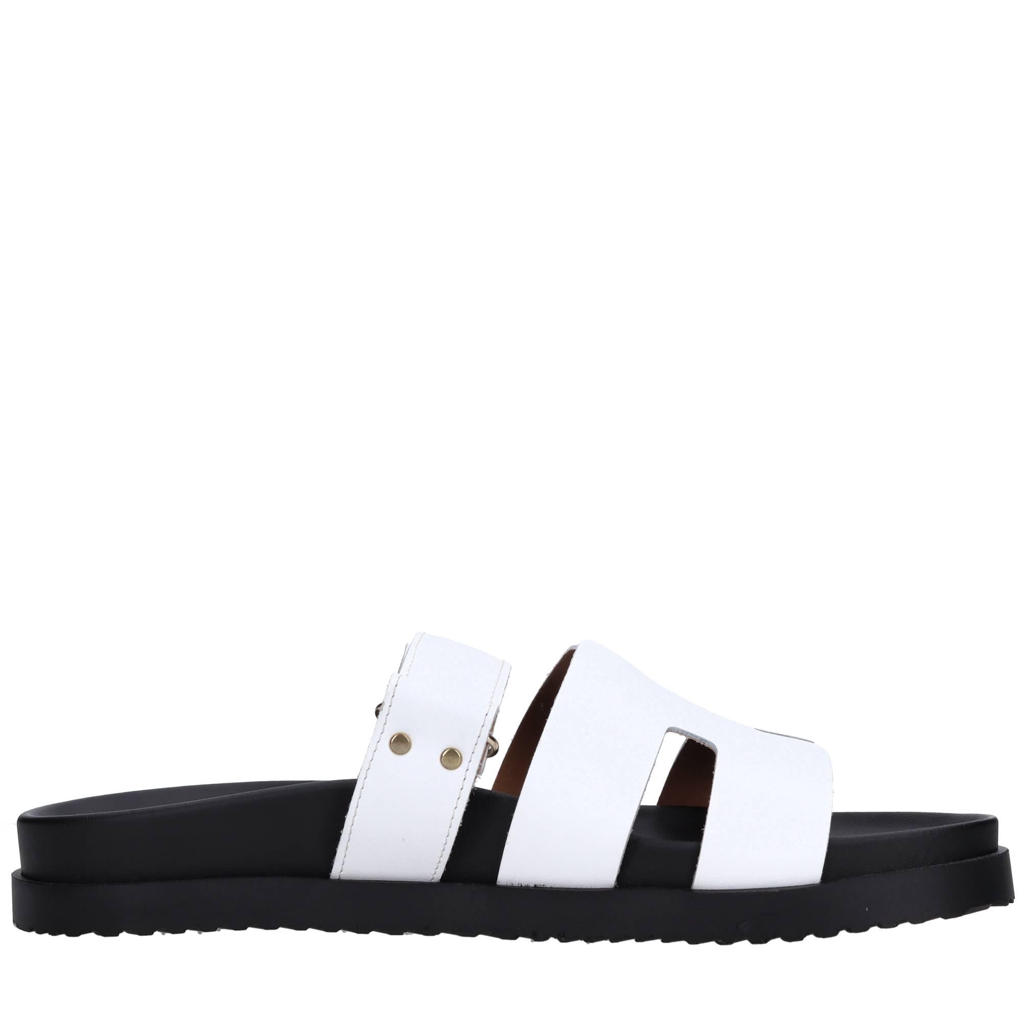 Mules in pelle 