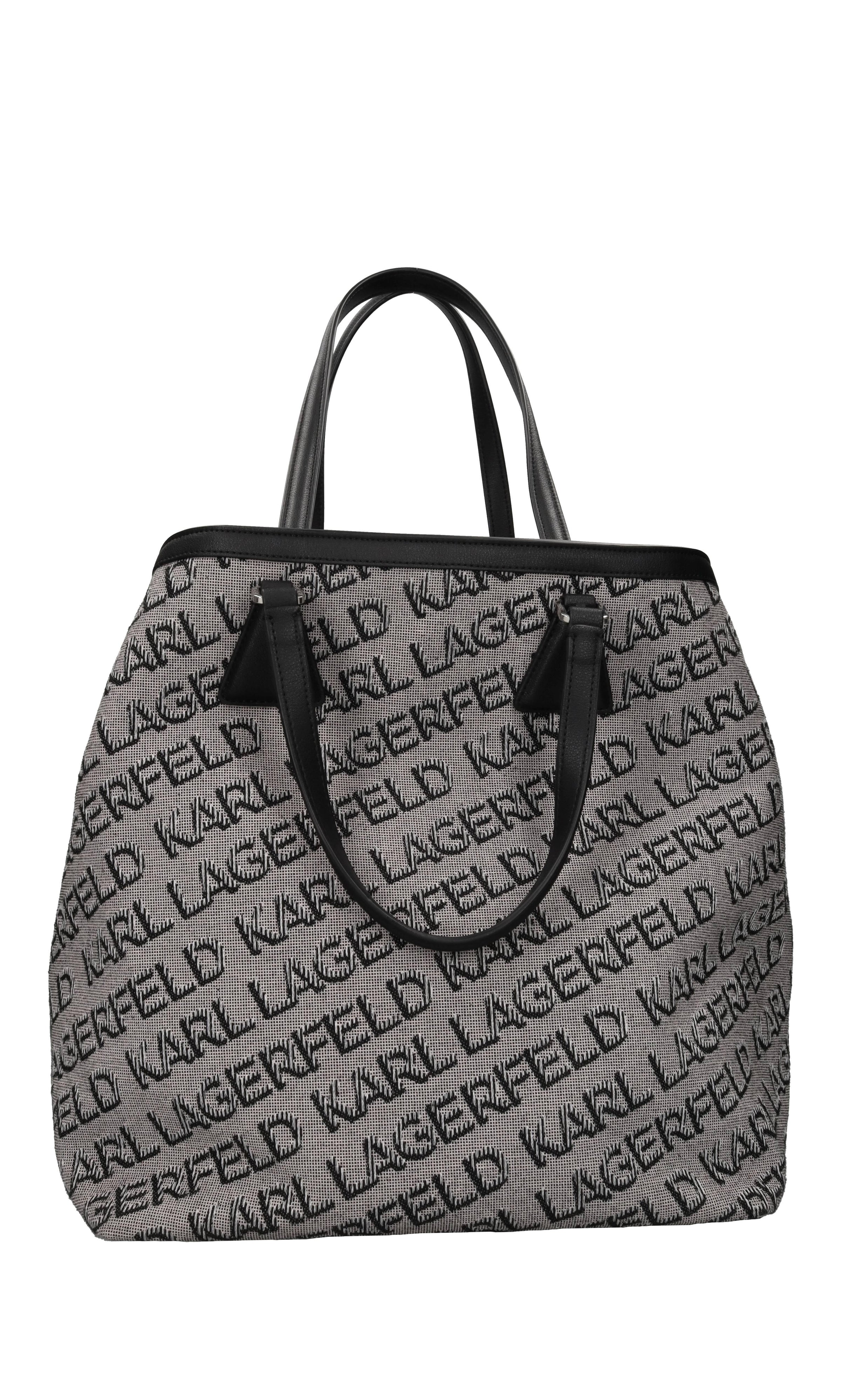Borsa in tessuto ed ecopelle 