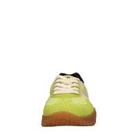 Sneakers in camoscio tessuto e gomma 