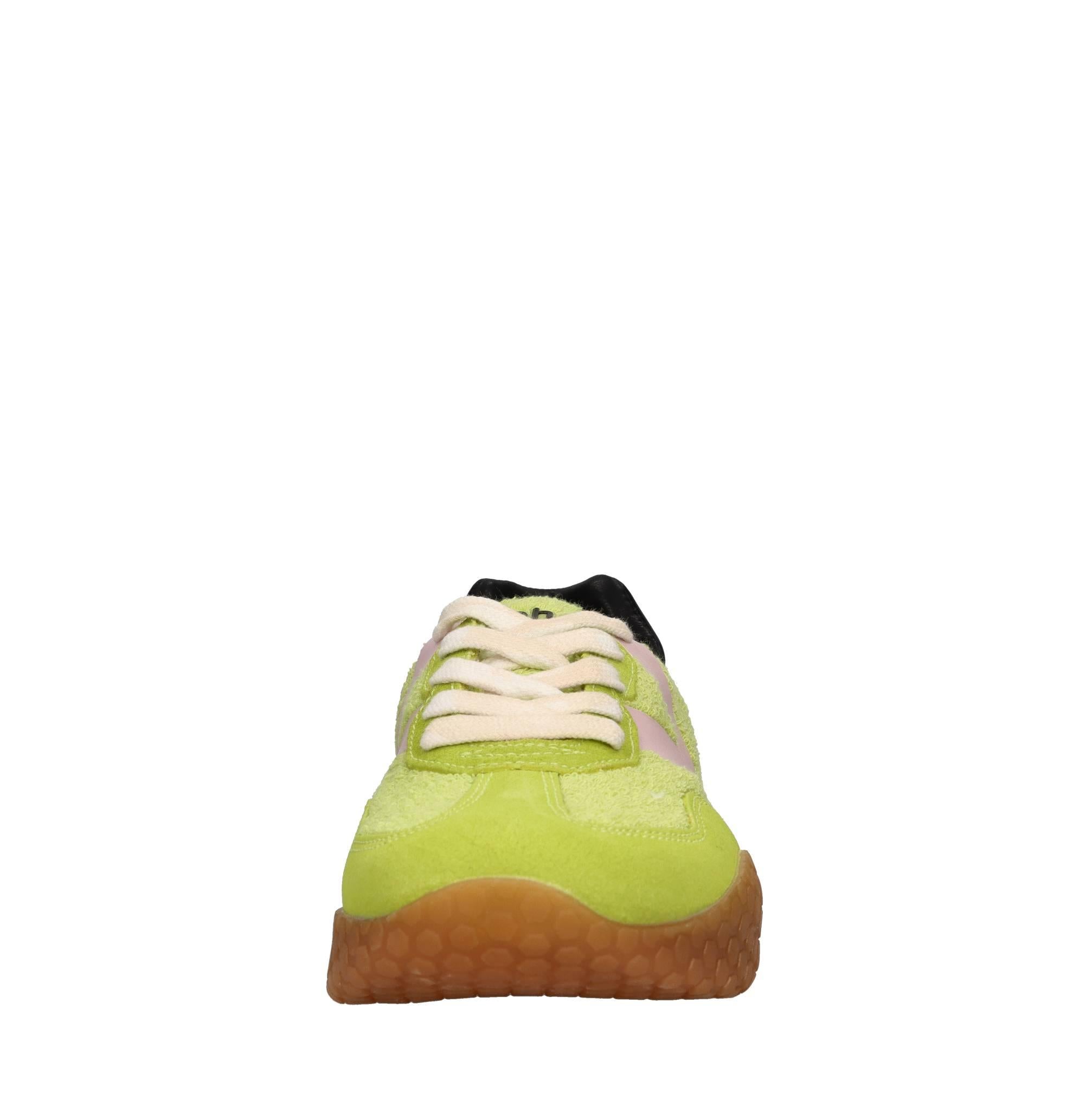 Sneakers in camoscio tessuto e gomma 