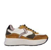 Sneakers VOILE BLANCHE modello JINNIE in pelle, camoscio e nylon 