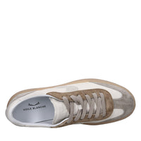 Sneakers in pelle e camoscio 