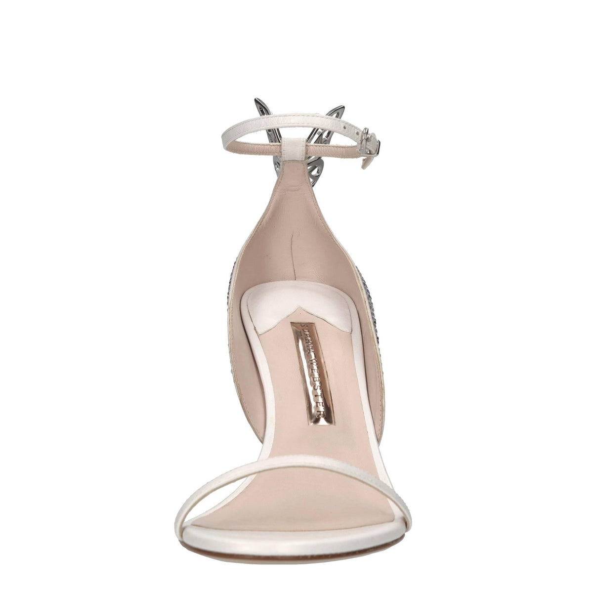 Sandali in pelle e strass 