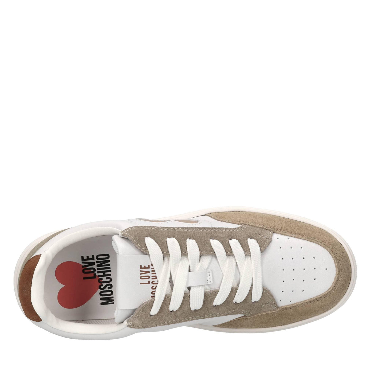 Sneakers in pelle e camoscio 