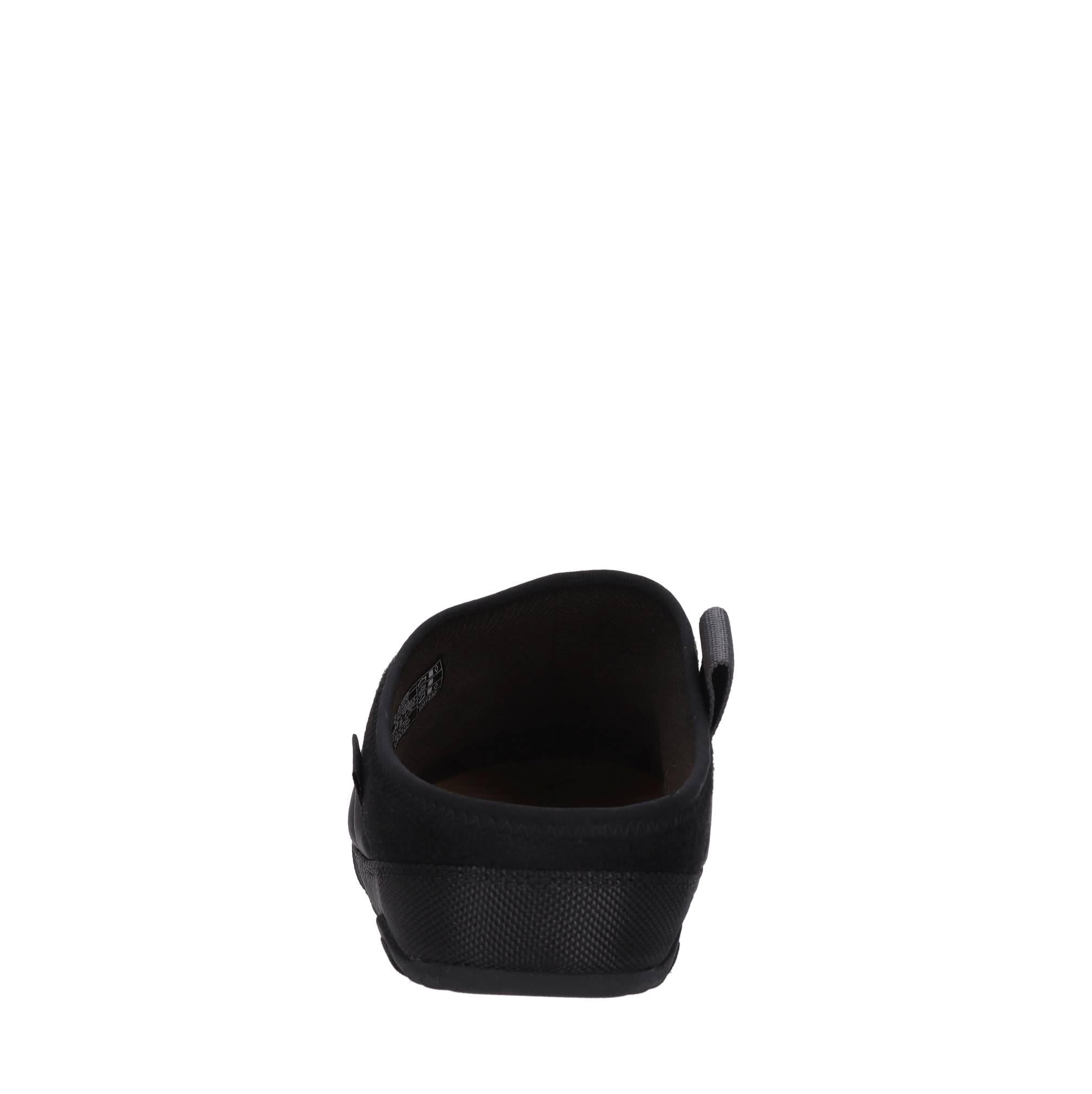 Sabot in tessuto ed ecopelle 