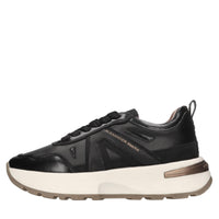 Sneakers in ecopelle e tessuto 