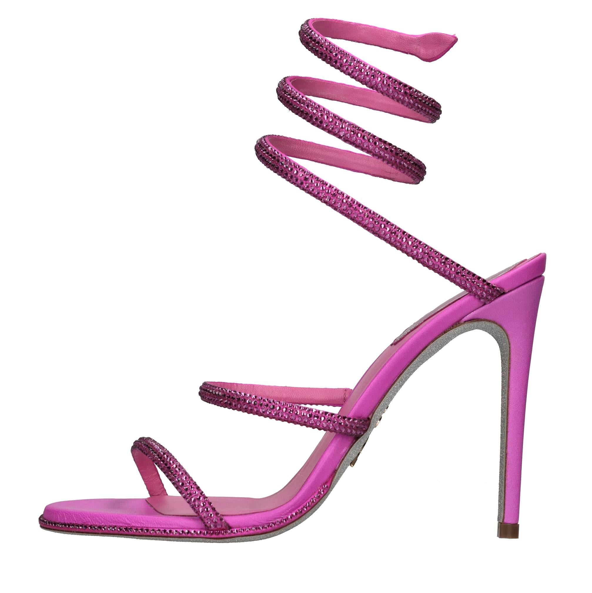 Sandali Cleo in raso e strass 