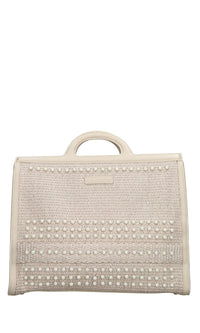 Borsa Malibu in rafia ed ecopelle 