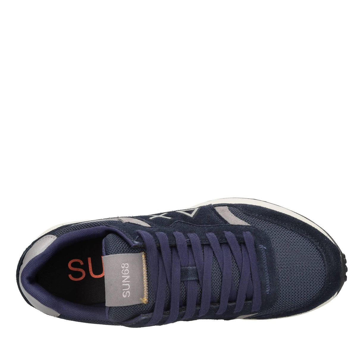 Sneakers modello Z44127 SUN68 in pelle scamosciata e tessuto traspirante 