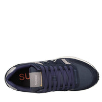 Sneakers modello Z44127 SUN68 in pelle scamosciata e tessuto traspirante 