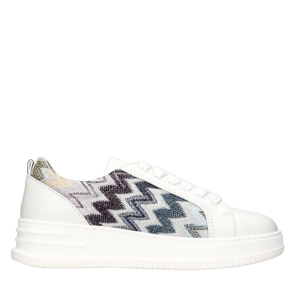 Sneakers modello MW60 in pelle e tessuto 
