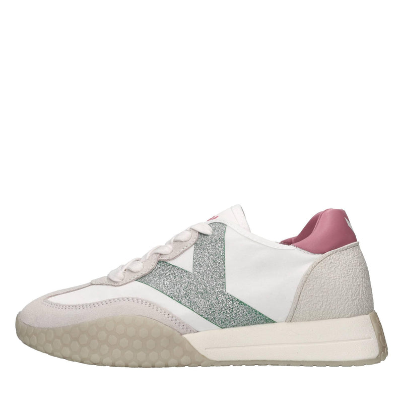 Sneakers in camoscio ecopelle e tessuto 