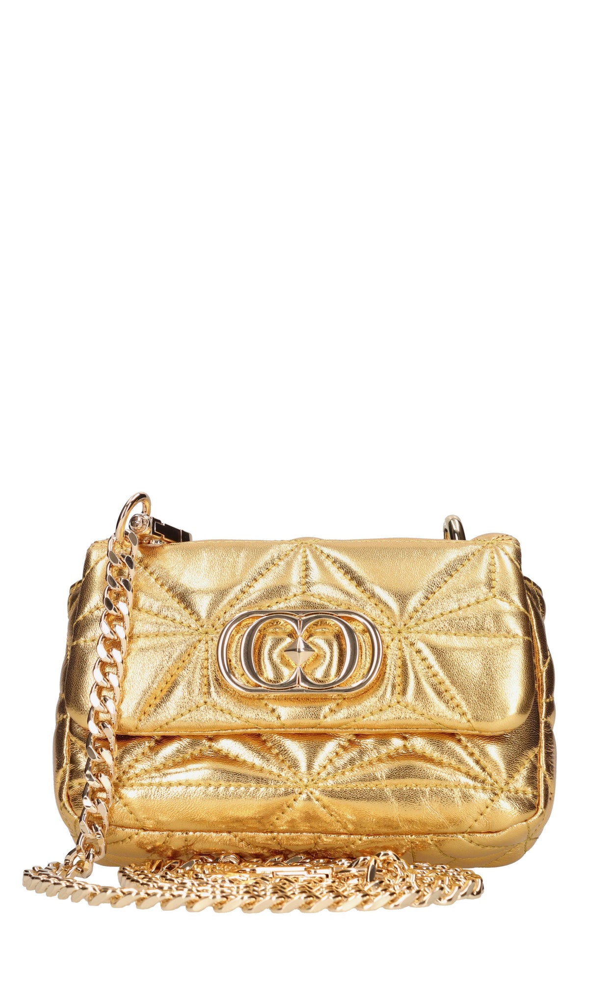 Borsa in pelle laminata 