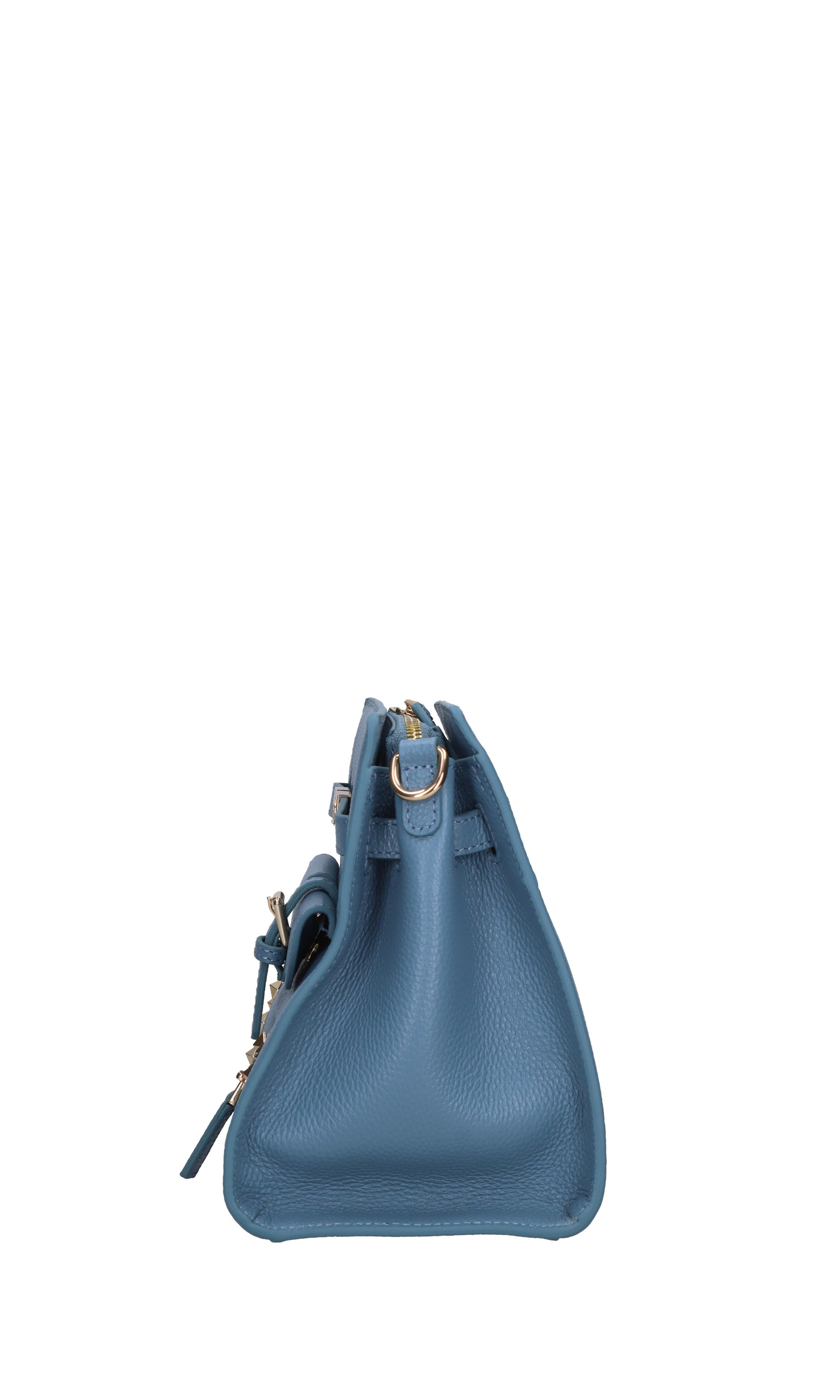 Borsa ROCK POKET MED. in pelle e borchie 