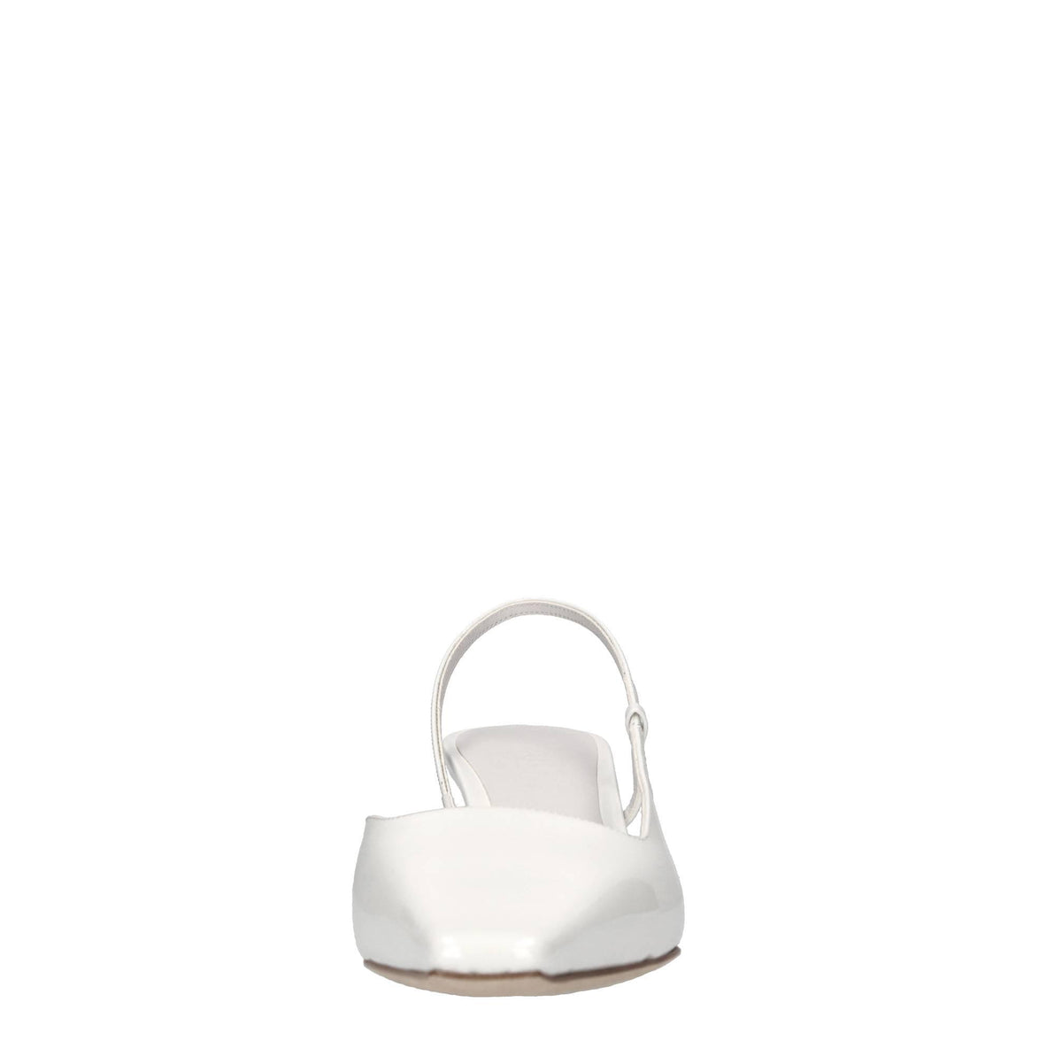Décolleté slingback in vernice 