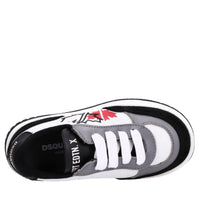 Sneakers in camoscio e tessuto 
