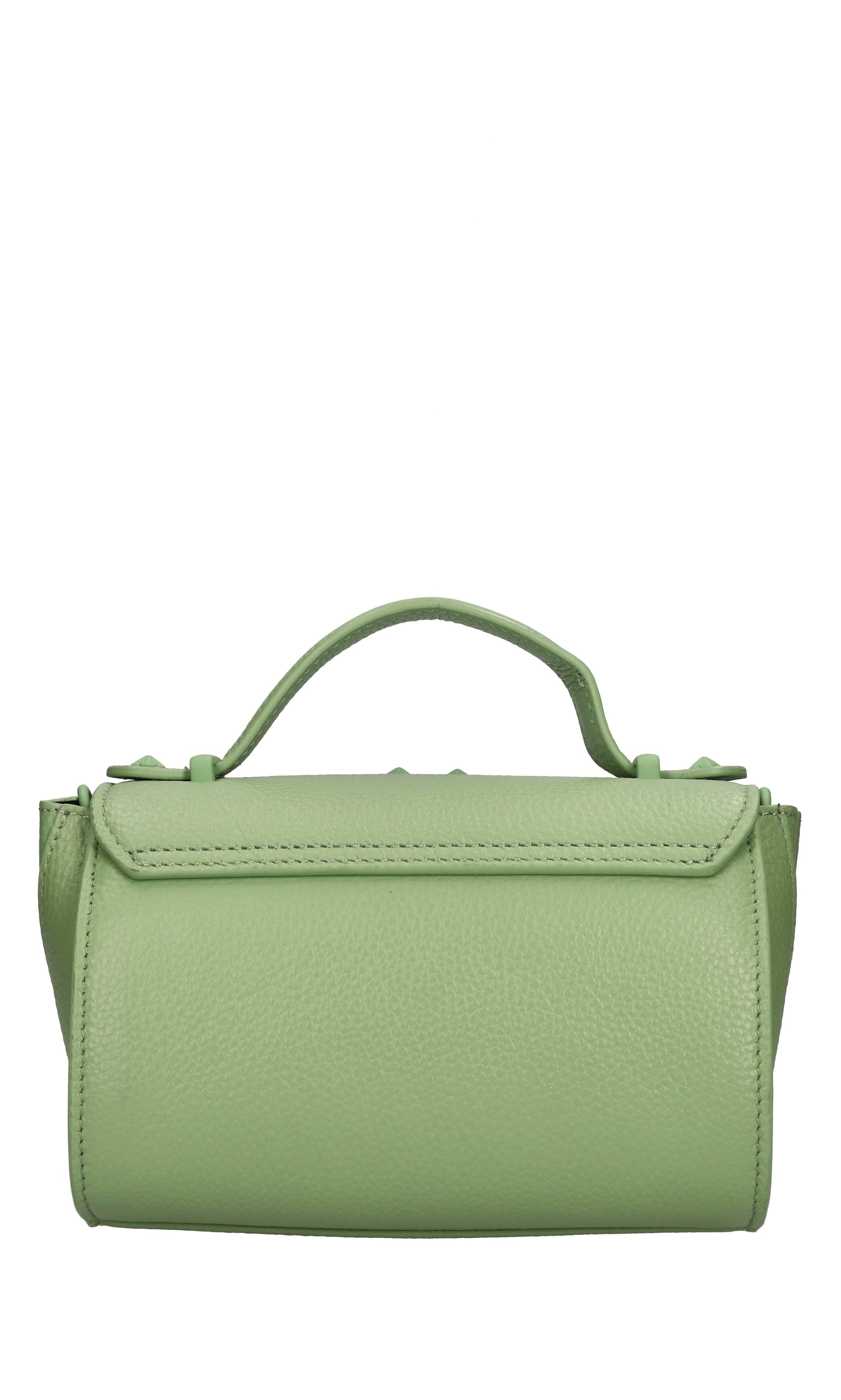Borsa mini Frivolous in pelle e borchie. 