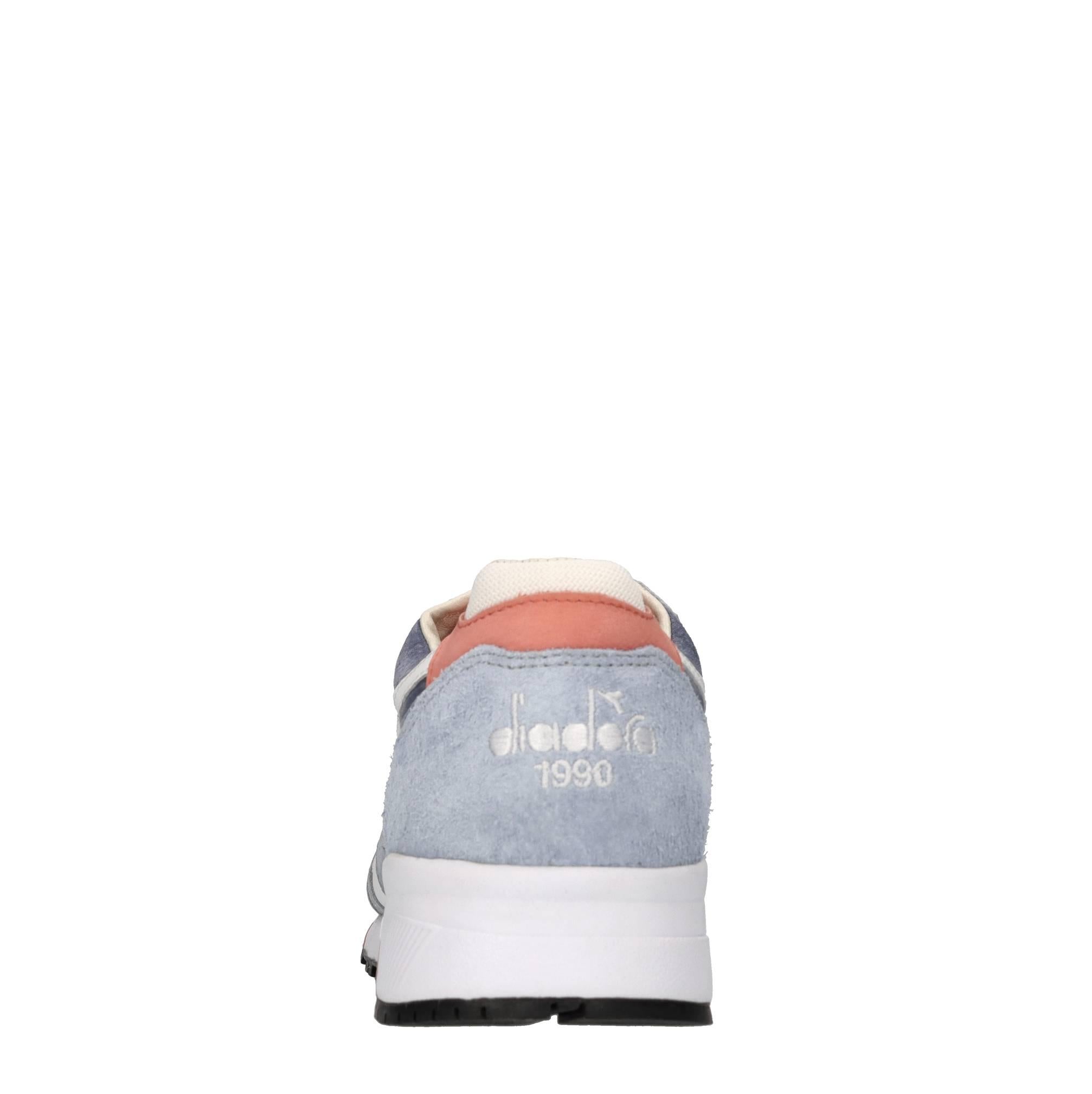 Sneakers in pelle,camoscio e tessuto 