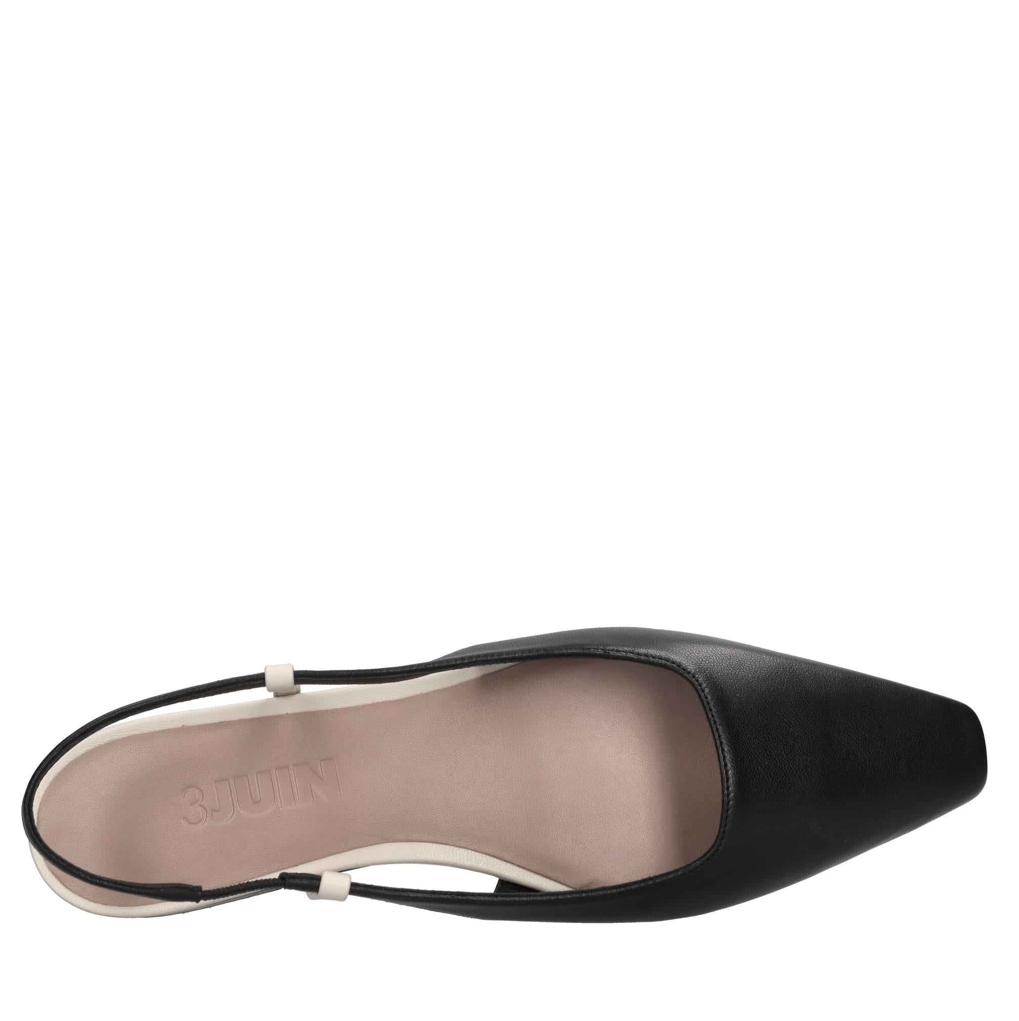 Ballerine slingback in pelle 