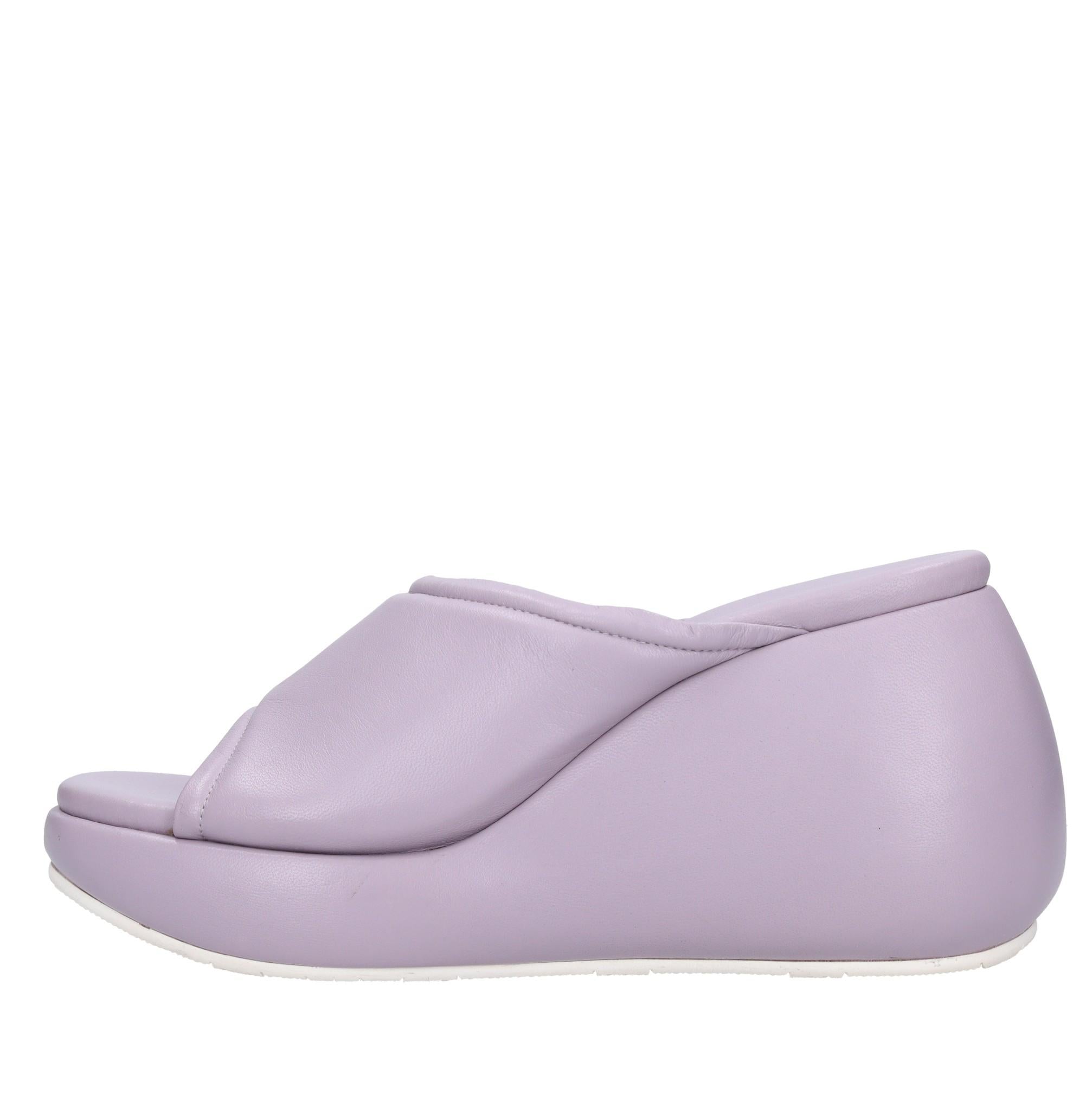 Mules Zeppa in pelle 