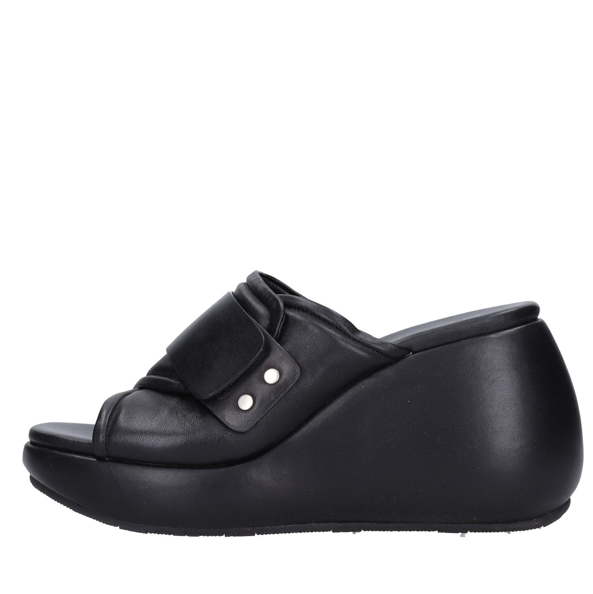 Mules Zeppa in pelle 