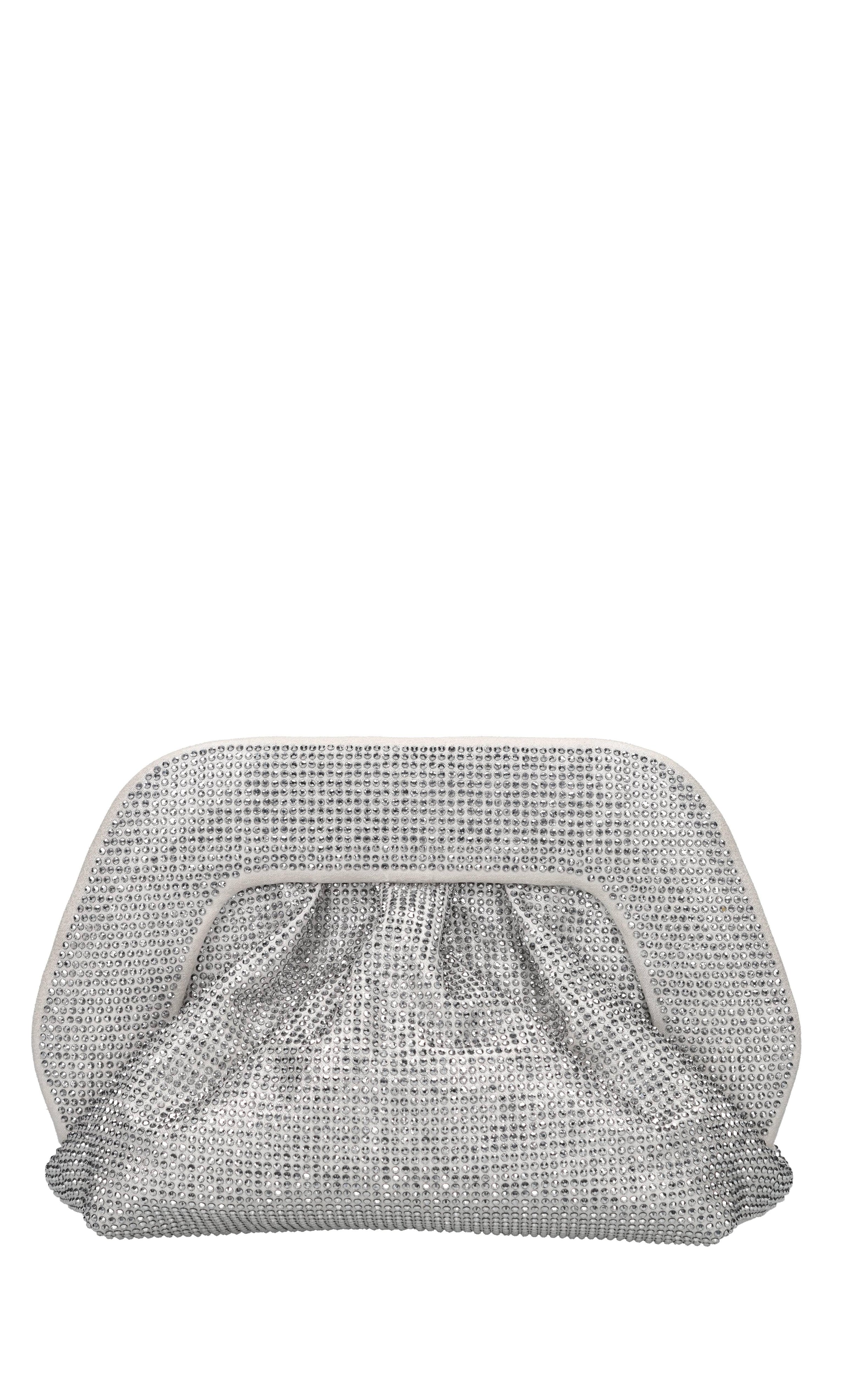 Borsa Gea in tessuto e strass 