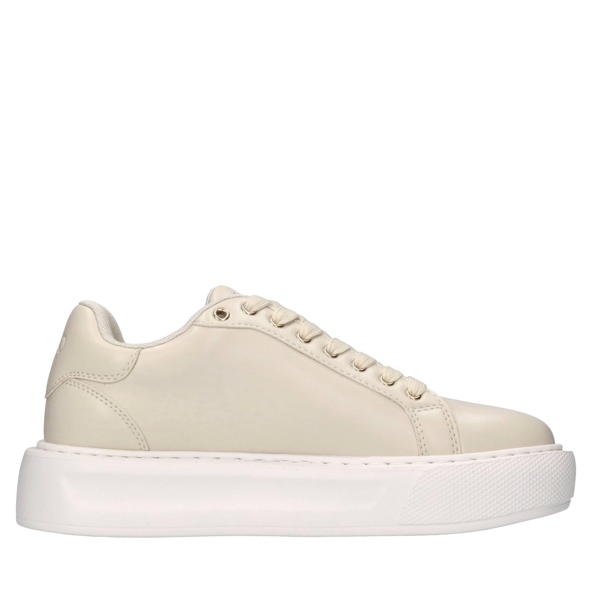 Sneakers in ecopelle e strass 