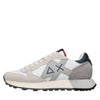 SUN68 Suede and fabric sneakers