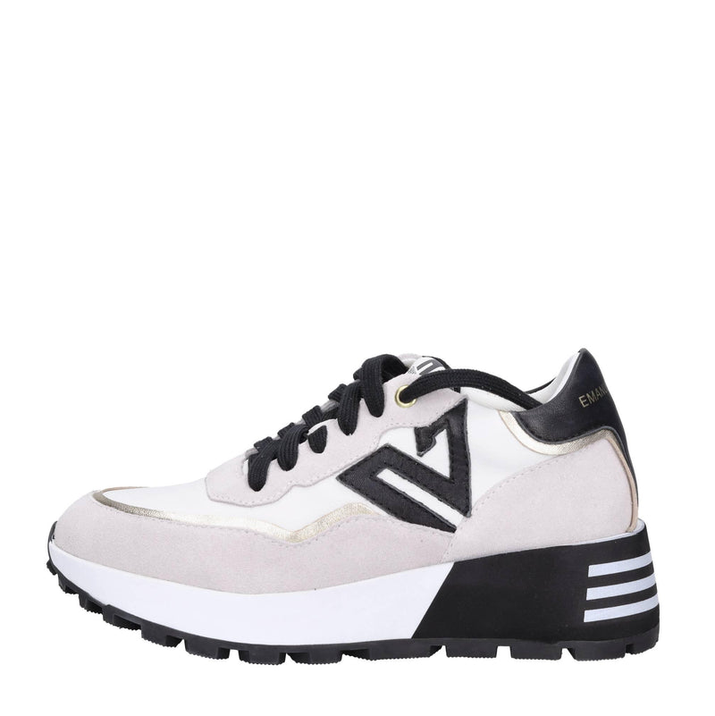 Sneakers in pelle e camoscio 