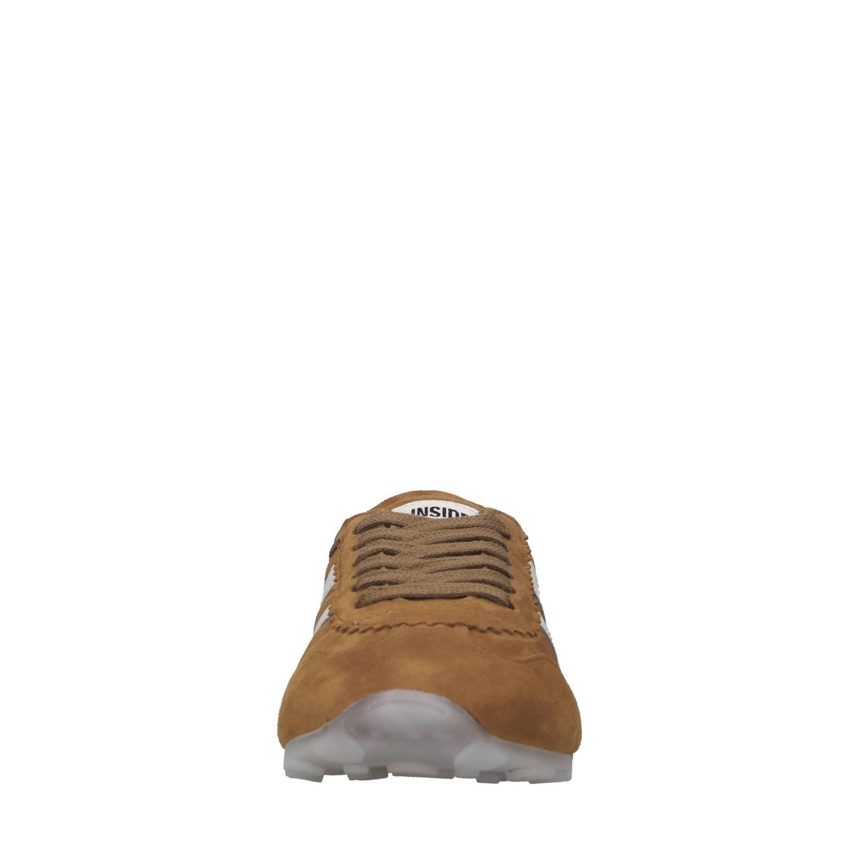 Sneakers in camoscio e pelle 