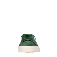 Sneakers in camoscio e pelle 