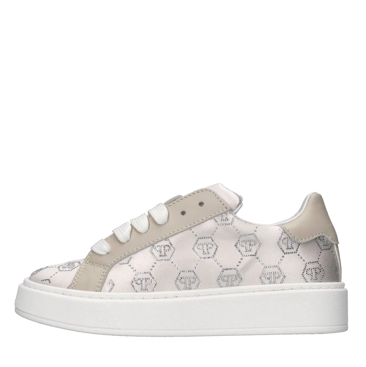 Sneakers in raso e strass 