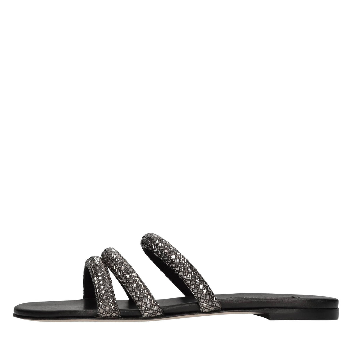 Sandali flat Stratosphere in pelle e strass 