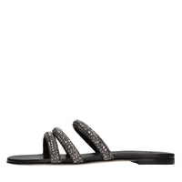 Sandali flat Stratosphere in pelle e strass 