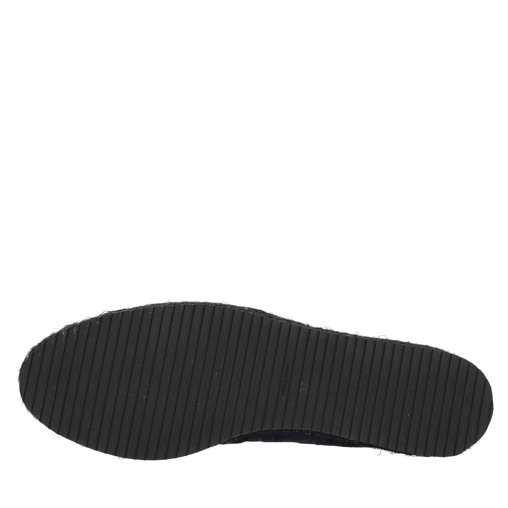 Espadrillas in tessuto zig zag 