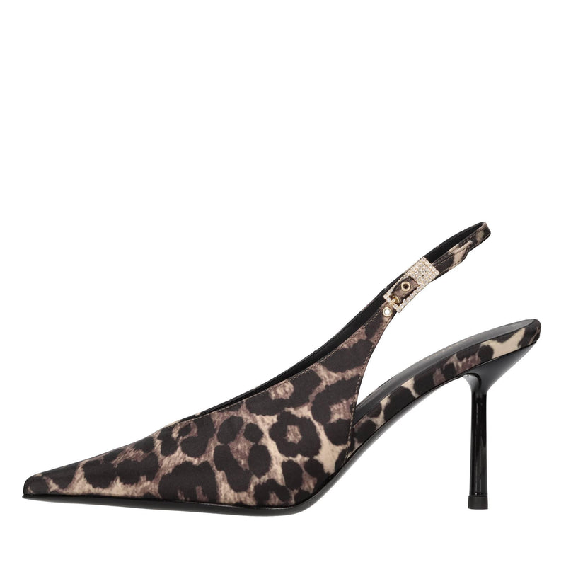 Décolleté Slingback modello CLIVAGE SATIN in raso 