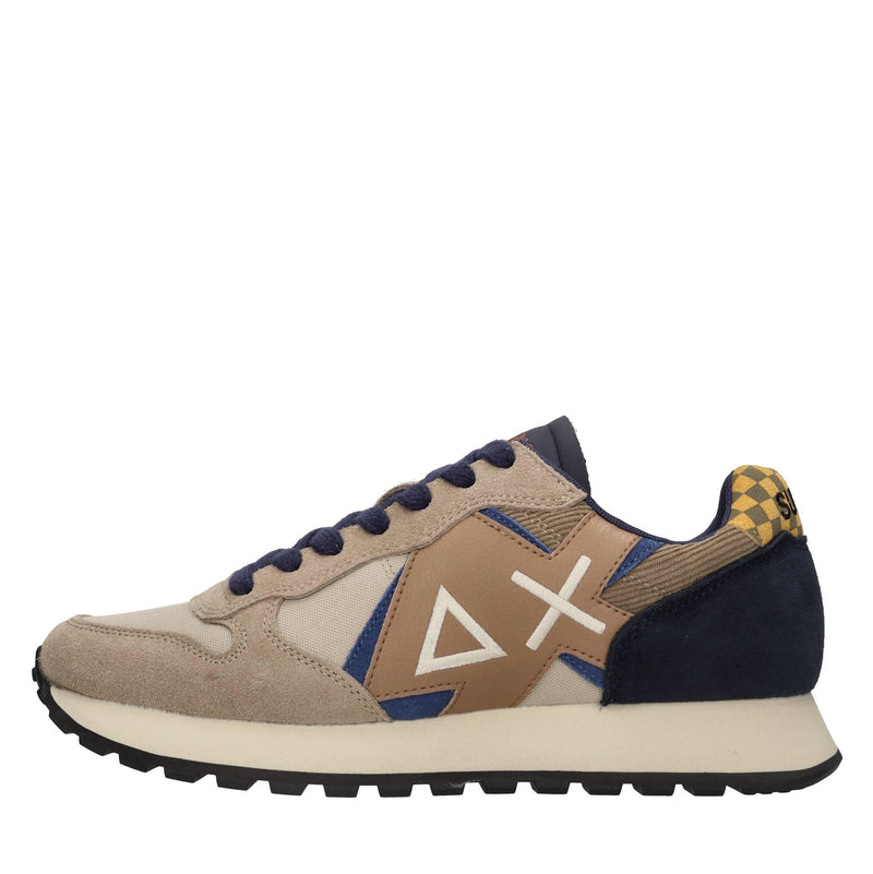 Sneakers modello Z44117 SUN68 in pelle scamosciata e tessuto traspirante 