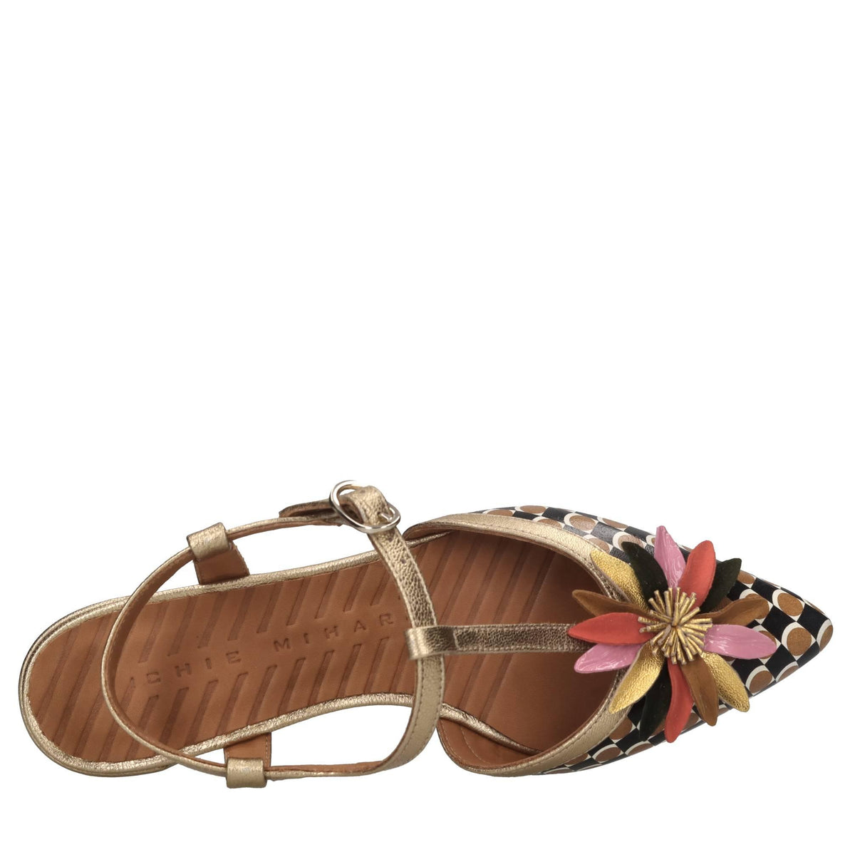 Décolleté slingback Heleni in pelle 