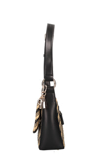 Borsa in ecopelle e rafia 