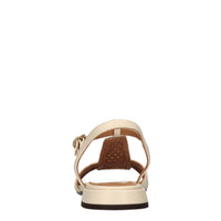 Sandali flat in pelle 