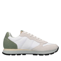 Sneakers in camoscio pelle e tessuto 