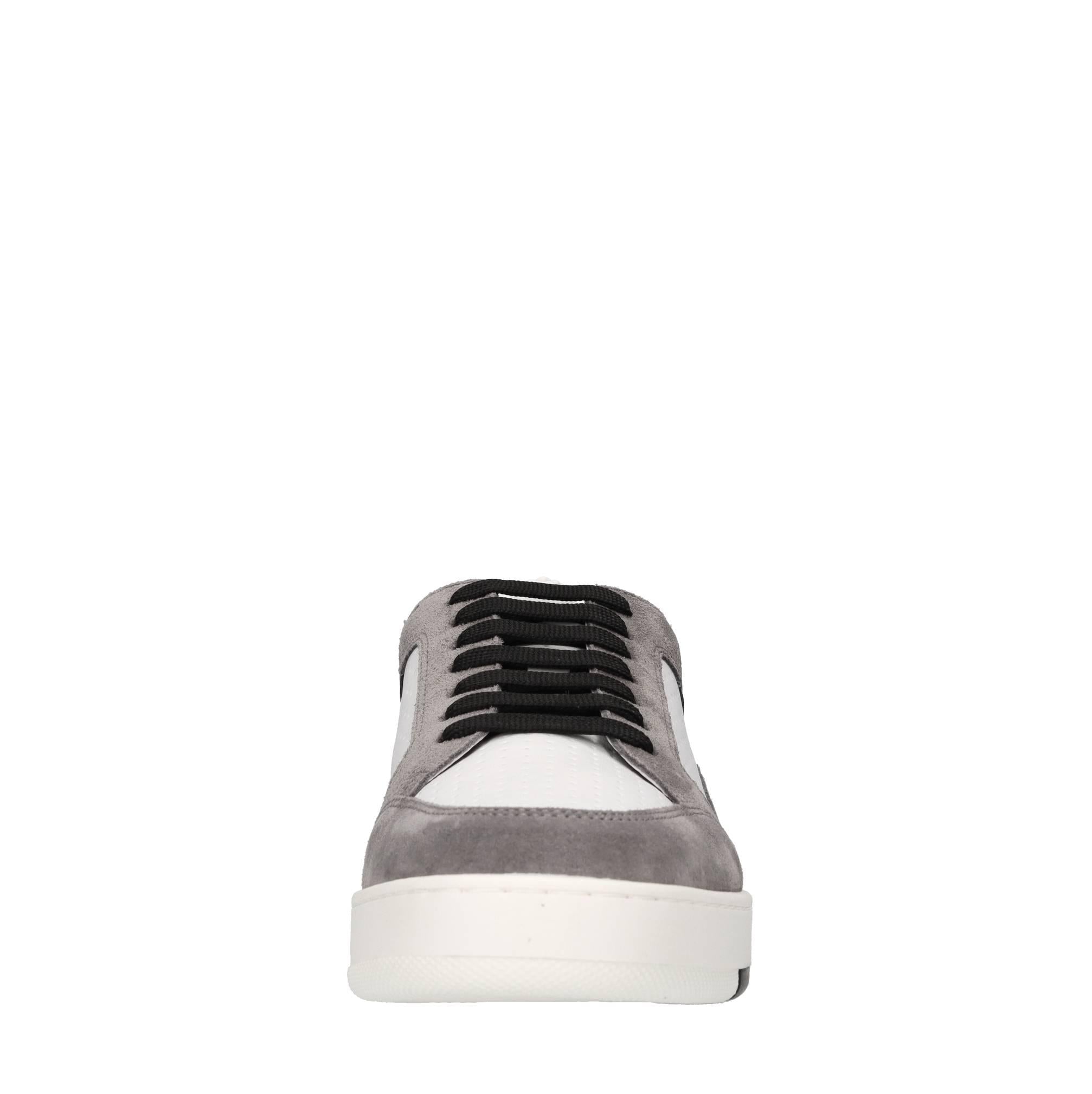 Sneakers in camoscio ed ecopelle 